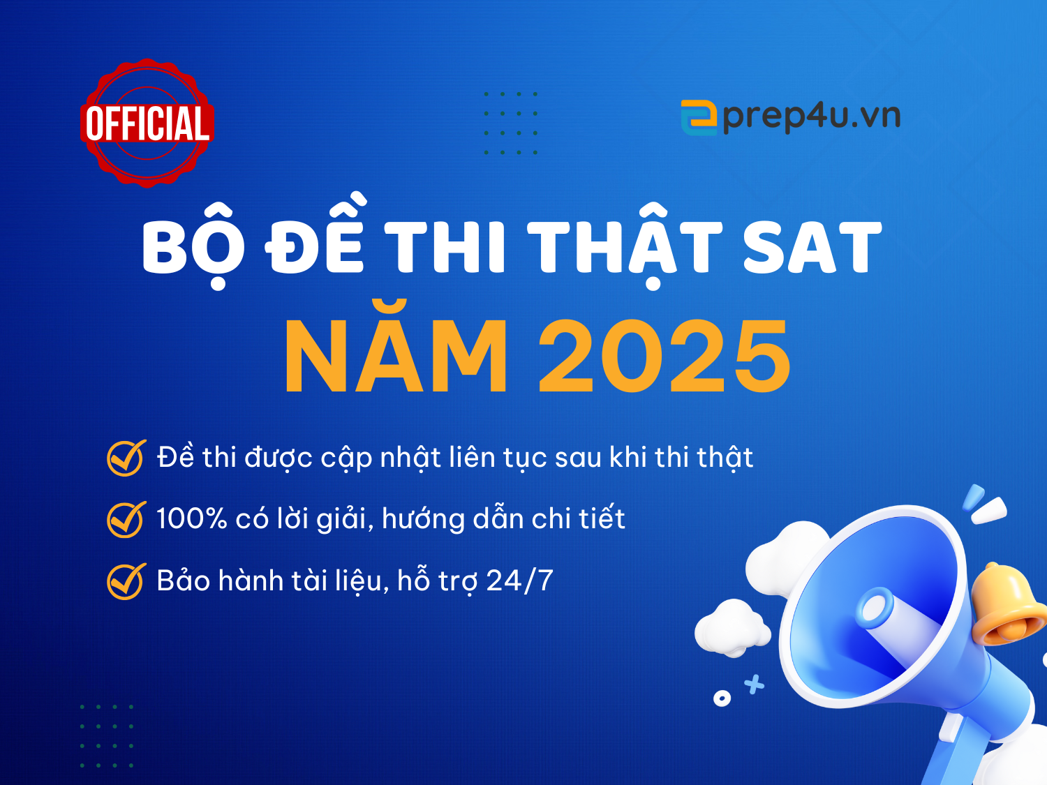Bộ Đề Thi Thật Năm 2025 - Tặng Vocab 500+ Câu Hỏi Luyện Thi Thật