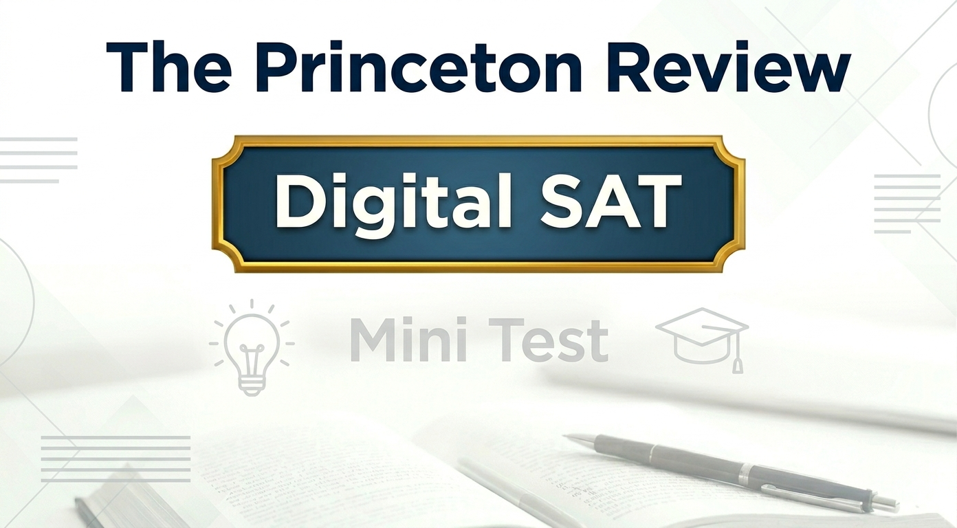 The Princeton Review Digital SAT Minitest