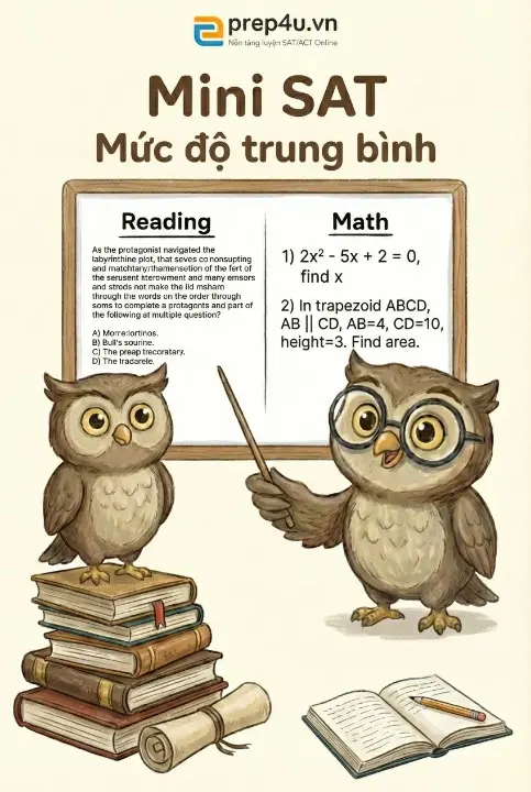 Đề thi MINI SAT - Mức độ Trung bình